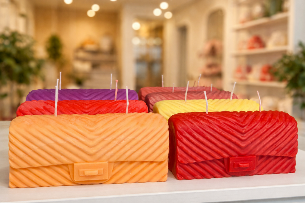 Large Clutch Purse Candle