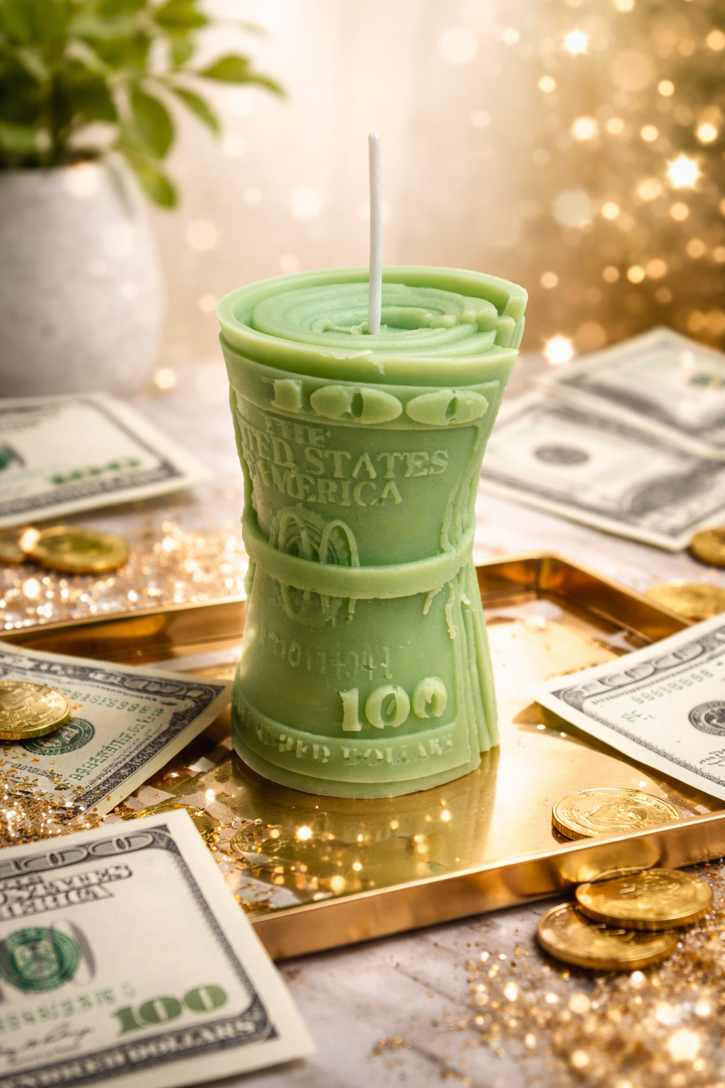 Money Roll Candle