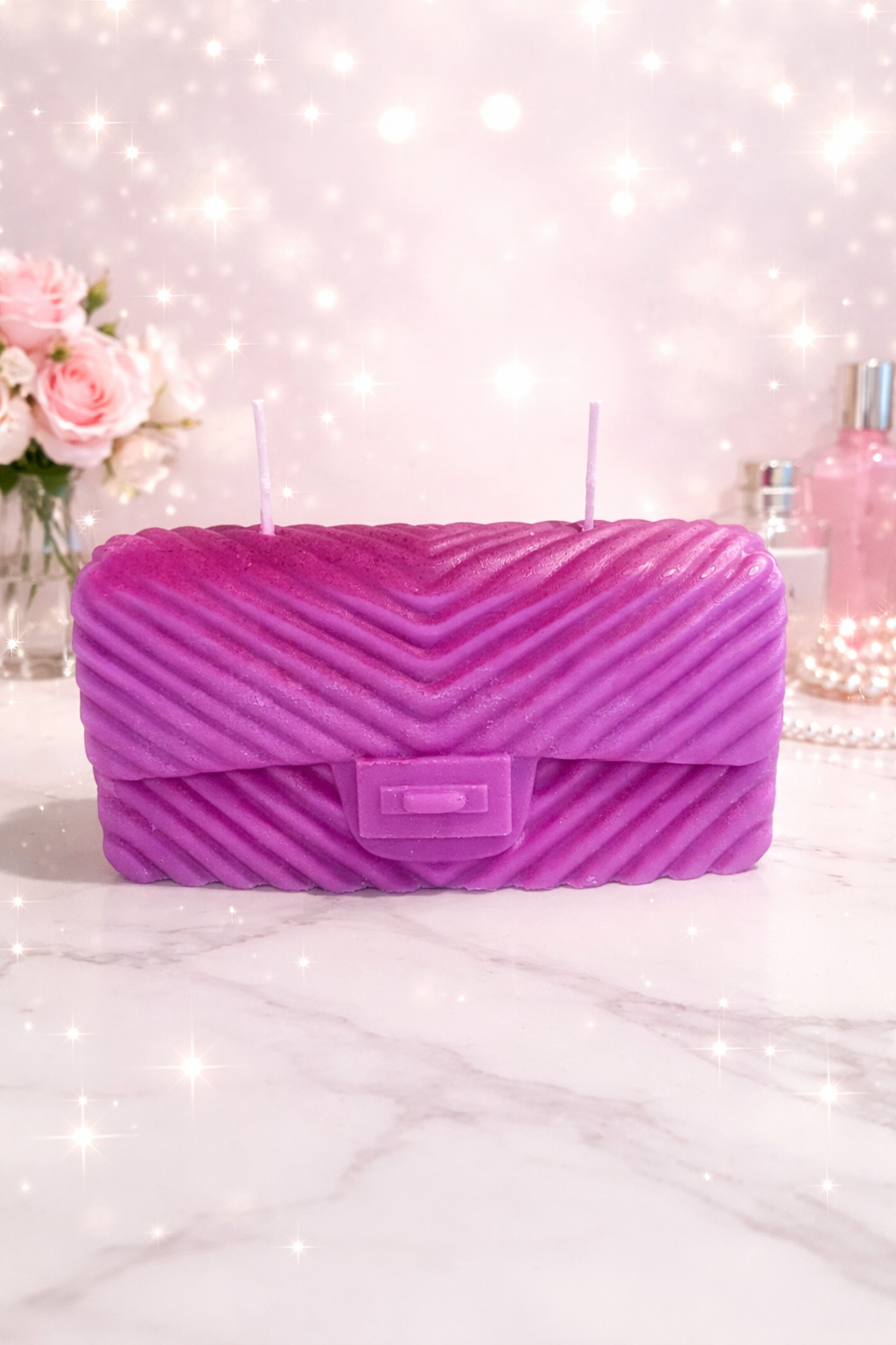 Large Clutch Purse Candle