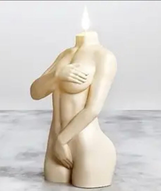 Nude Female Body Candle