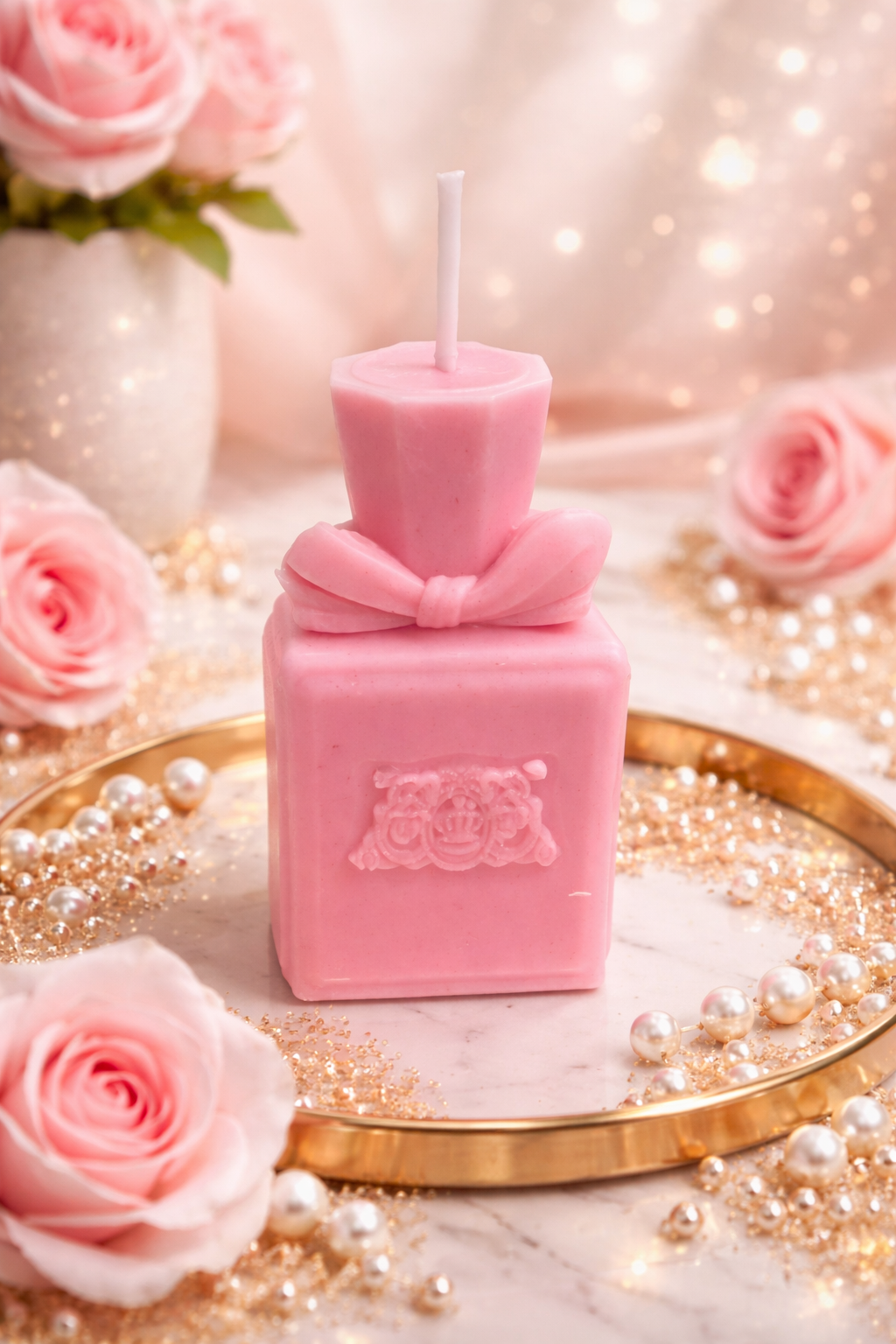 Bow tie Perfume Candle