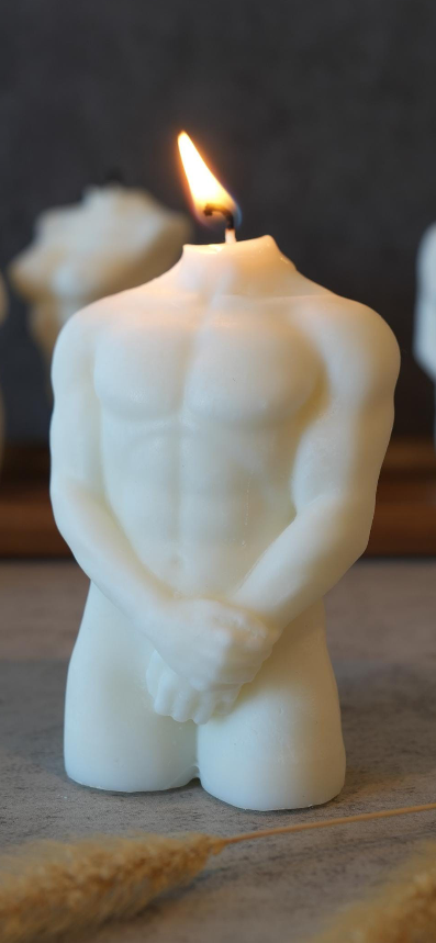 Nude Male Body Candle