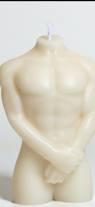 Nude Male Body Candle