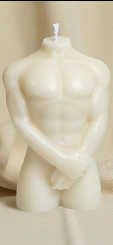 Nude Male Body Candle