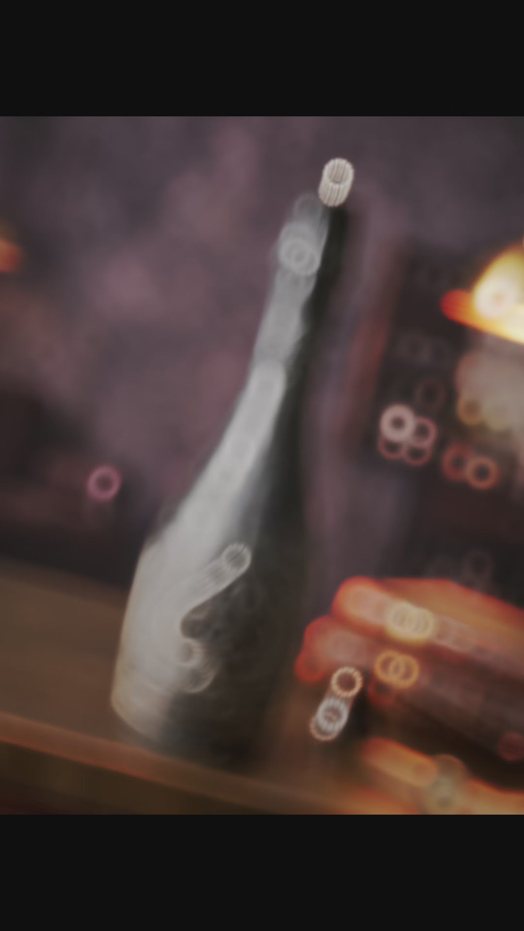 Champagne Bottle Candle